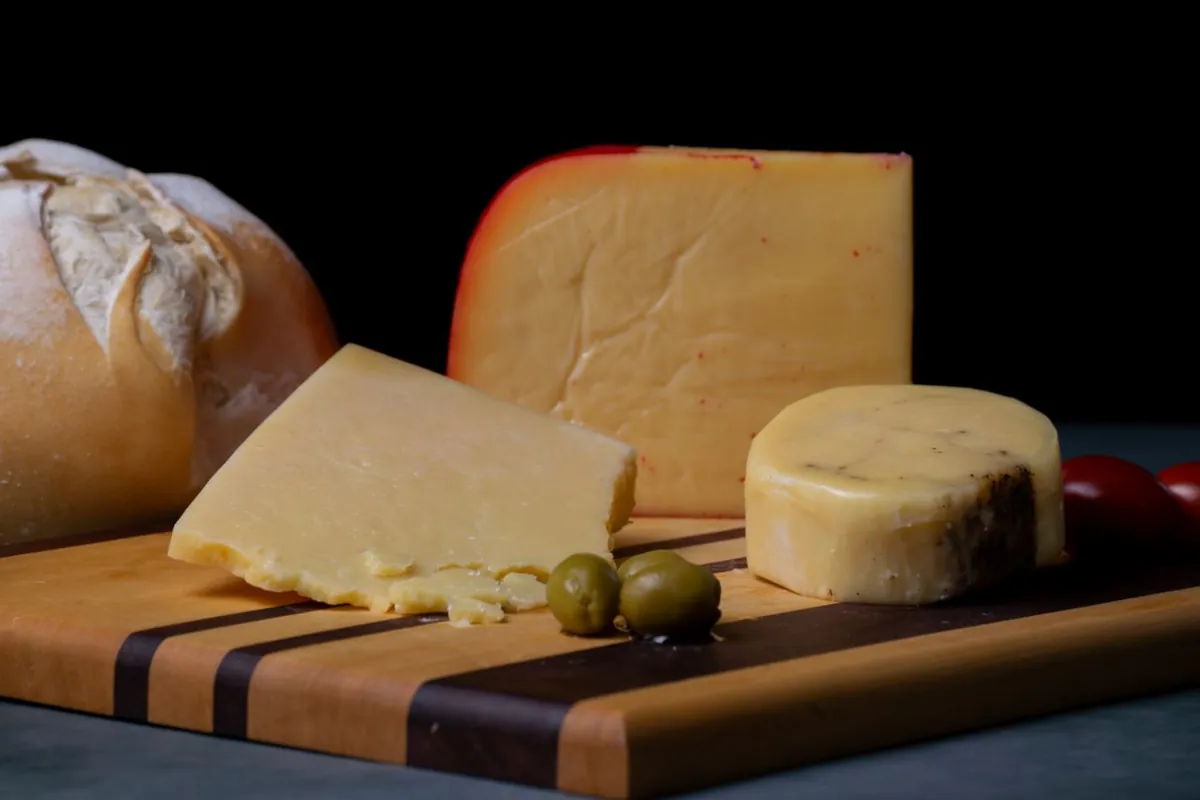 Lovely selection of fine cheeses